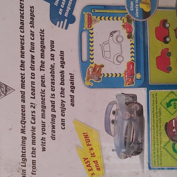 Cars Disney puzzle and read story book draw images slide to erase drawing - Picture 6 of 8